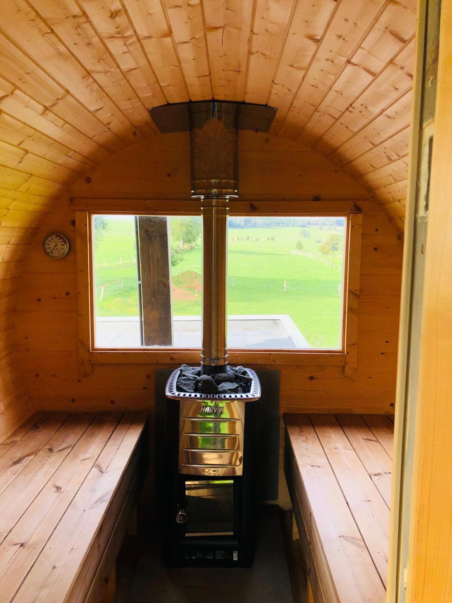Pegasus I - 2 Chambres De Luxe, Cuisine, Salon, 2 Terrasses Et Sauna Vielsalm Exteriör bild